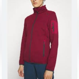 Fleece athletic jacket